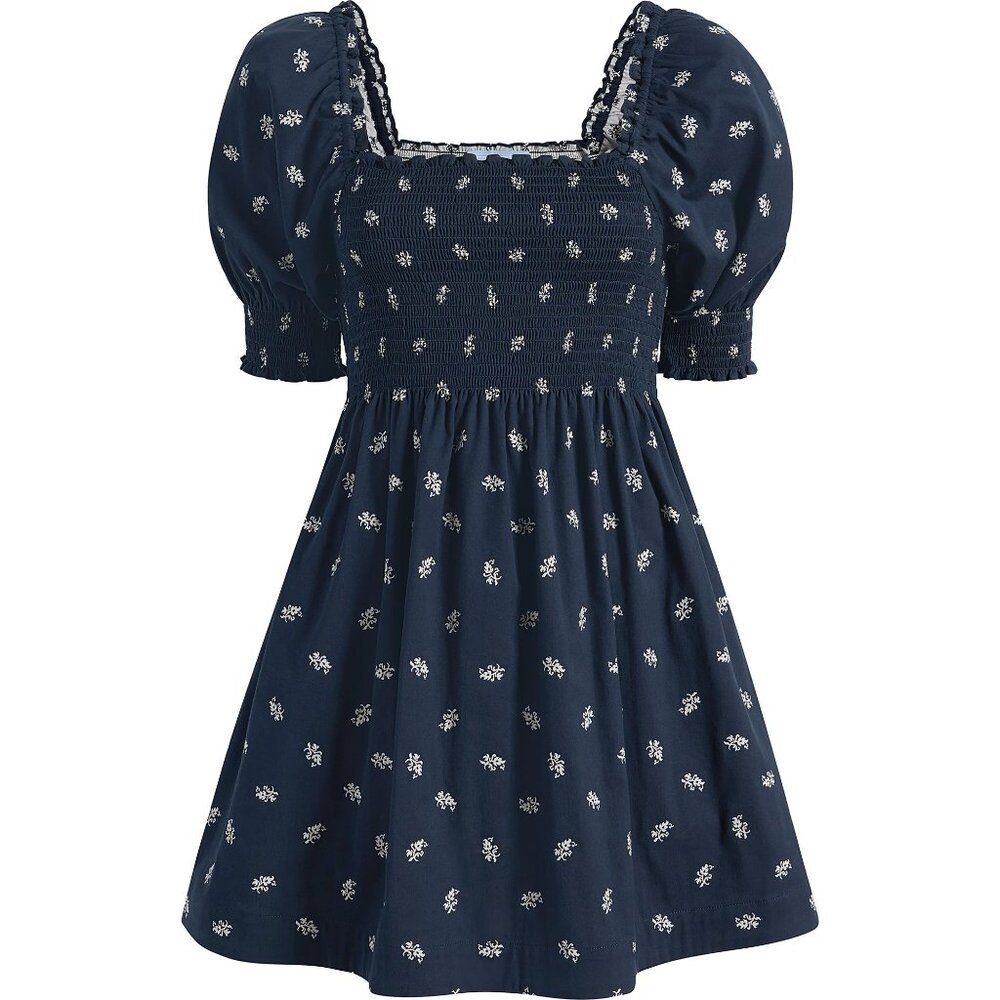 The Athena Nap Dress - Navy Autumn Paisley | sz M